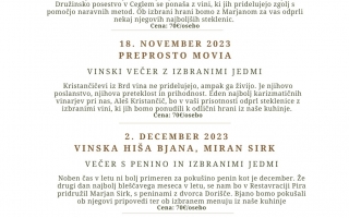 Veranstaltungskalender im Pira Restaurant